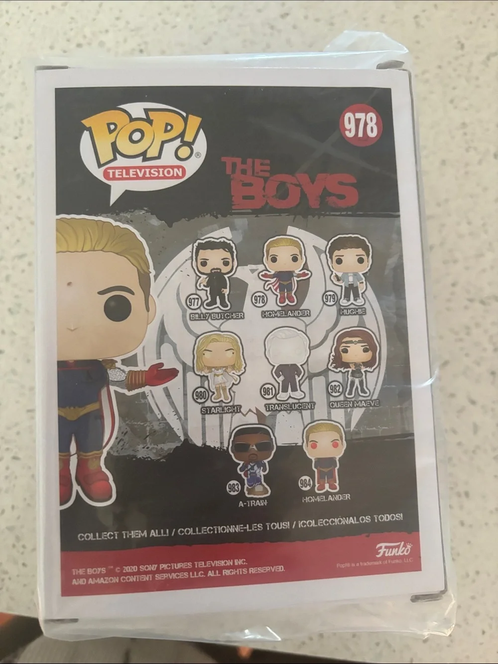 Funko Pop! Homelander in Blue and Gold Vinyl Figure 978